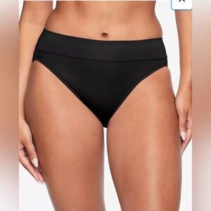 Warner’s No Pinching No Problems Tailored Hi-Cut Brief 5138 Black L/7 NWT